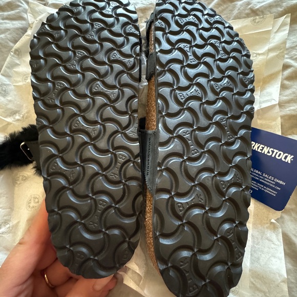 BIRKENSTOCK Black Mayari Shearling Natural Leather Oiled - Picture 4 of 7